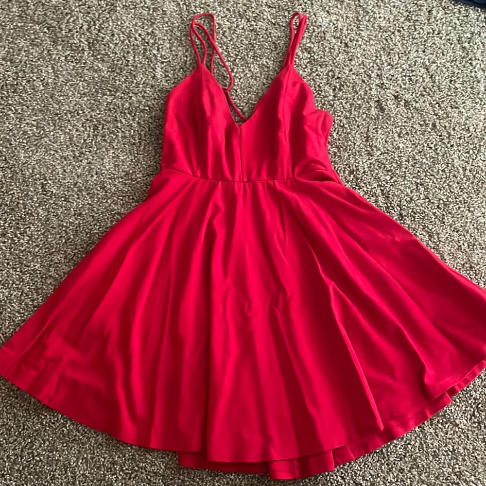 Red dress